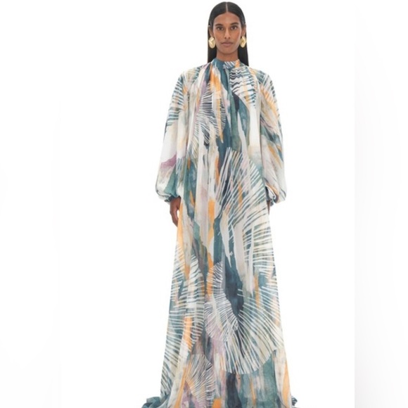 NWT Andrea Iyamah Cover-up  Maxi Dress Sz S/M 6-10 - Picture 1 of 5